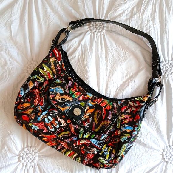 Sydney Love Handbags - NWOT Vintage Sydney Love Stepping Out Shoes Heels Purse Handbag